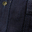Load image into Gallery viewer, Momotaro Jeans Indigo Dobby Shirt Men's Long Sleeve Japanese Sashiko Style Plain Button Up Work Shirt MXLS1036