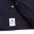 Load image into Gallery viewer, Momotaro Jeans Indigo Dobby Shirt Men's Long Sleeve Japanese Sashiko Style Plain Button Up Work Shirt MXLS1036
