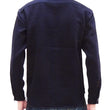 Load image into Gallery viewer, Momotaro Jeans Indigo Dobby Shirt Men's Long Sleeve Japanese Sashiko Style Plain Button Up Work Shirt MXLS1036