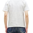 Load image into Gallery viewer, Momotaro Jeans T-shirt Men's Casual Short Sleeve Tee Shirt with GTB Stripes on Left Arm MZTS0002 White