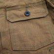 Load image into Gallery viewer, Oni Denim Jacket ONI-02516P-HOX Men's Casual Modern-Fit 13 5oz. Sulfur-Dyed Oxford Fabric Jacket in Brown-Khaki Color, Inspired by Type II G-Jacket One-Wash