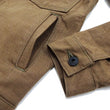 Load image into Gallery viewer, Oni Denim Jacket ONI-02516P-HOX Men's Casual Modern-Fit 13 5oz. Sulfur-Dyed Oxford Fabric Jacket in Brown-Khaki Color, Inspired by Type II G-Jacket One-Wash