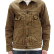 Load image into Gallery viewer, Oni Denim Jacket ONI-02516P-HOX Men's Casual Modern-Fit 13 5oz. Sulfur-Dyed Oxford Fabric Jacket in Brown-Khaki Color, Inspired by Type II G-Jacket One-Wash