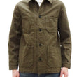 Load image into Gallery viewer, Oni Denim Chore Coat ONI-03100-HOX Men's Casual Modern-Fit Sulfur-Dyed Cotton Slub Oxford Weave Work Jacket Olive-Green One-Wash