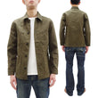 Load image into Gallery viewer, Oni Denim Chore Coat ONI-03100-HOX Men's Casual Modern-Fit Sulfur-Dyed Cotton Slub Oxford Weave Work Jacket Olive-Green One-Wash