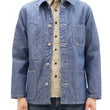 Load image into Gallery viewer, ONI Denim Men's 13oz Japanese Blue Chambray Jacket - Modern Work Chore Coat Style, ONI-03501-SHVCH One-Wash