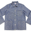 Load image into Gallery viewer, ONI Denim Men's 13oz Japanese Blue Chambray Jacket - Modern Work Chore Coat Style, ONI-03501-SHVCH One-Wash