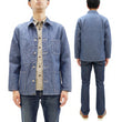 Load image into Gallery viewer, ONI Denim Men's 13oz Japanese Blue Chambray Jacket - Modern Work Chore Coat Style, ONI-03501-SHVCH One-Wash