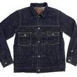 Load image into Gallery viewer, Oni Denim Jacket ONI-02516P Men's Casual Modern-Fit 15 Oz. Low-Tension Selvedge Denim Type II Style Jean Jacket Deep-Indigo One-Wash