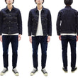 Load image into Gallery viewer, Oni Denim Jacket ONI-02516P Men's Casual Modern-Fit 15 Oz. Low-Tension Selvedge Denim Type II Style Jean Jacket Deep-Indigo One-Wash