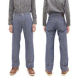 Load image into Gallery viewer, ONI Denim Blue Chambray Pants - Men's Relaxed Straight Fit, Button Fly, Casual Lightweight 8oz Chambray Jeans - ONI200-HCSV
