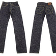 Load image into Gallery viewer, ONI Denim Jeans 246-Kasuri Men's 17oz. ONI-Kasuri Denim Jeans Tapered Fit Indigo Slub Denim Jean Pants ONI246-Kasuri