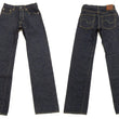 Load image into Gallery viewer, ONI Denim Jeans 288 Men's Regular Straight 15oz Selvedge Crashed Concrete Denim ONI288CCD-MOCA Indigo Warp / Mocha Brown Weft