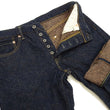 Load image into Gallery viewer, ONI Denim Jeans 288 Men's Regular Straight 15oz Selvedge Crashed Concrete Denim ONI288CCD-MOCA Indigo Warp / Mocha Brown Weft
