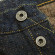 Load image into Gallery viewer, ONI Denim Jeans 288 Men's Regular Straight 15oz Selvedge Crashed Concrete Denim ONI288CCD-MOCA Indigo Warp / Mocha Brown Weft
