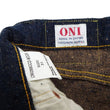 Load image into Gallery viewer, ONI Denim Jeans 288 Men's Regular Straight 15oz Selvedge Crashed Concrete Denim ONI288CCD-MOCA Indigo Warp / Mocha Brown Weft
