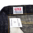 Load image into Gallery viewer, ONI Denim Jeans 595-Kasuri Men's 17oz. ONI-Kasuri Slub Denim Jeans Relaxed Fit with Straight-Leg Indigo Jean Pants ONI595-Kasuri