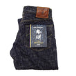 Load image into Gallery viewer, ONI Denim Jeans 595-Kasuri Men's 17oz. ONI-Kasuri Slub Denim Jeans Relaxed Fit with Straight-Leg Indigo Jean Pants ONI595-Kasuri