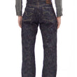Load image into Gallery viewer, ONI Denim Jeans 595-Kasuri Men's 17oz. ONI-Kasuri Slub Denim Jeans Relaxed Fit with Straight-Leg Indigo Jean Pants ONI595-Kasuri