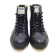 Load image into Gallery viewer, Kojima Genes Sneakers Men's Casual High Top Microfiber leather Sneakers with Side Zip RNB-8008 rnb8008 Black