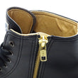 Load image into Gallery viewer, Kojima Genes Sneakers Men's Casual High Top Microfiber leather Sneakers with Side Zip RNB-8008 rnb8008 Black