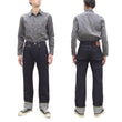 Load image into Gallery viewer, Samurai Jeans S0510XXII Men's Regular Straight Fit One-Washed 15 Oz. Indigo Japanese Denim Pants One Wash