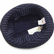 Load image into Gallery viewer, Sugar Cane Wabash Stripe Pork Pie Hat Men's Casual Upturned Short Brim Porkpie Hat SC02467 Navy-Blue
