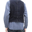 Load image into Gallery viewer, Sugar Cane Vest Men's Casual Indigo Wabash Stripe Work Vest Waistcoat SC12654