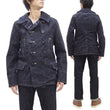 Laden Sie das Bild in den Galerie-Viewer, Mister Freedom Denim Peacoat Men's MFSC Mr. Freedom x Sugar Cane Denim Pea Coat Jacket SC15425 421 One-Wash