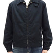 Load image into Gallery viewer, Sugar Cane Sports Jacket Men's Casual 1950s Style Lightweight Unlined Cotton Windbreaker SC15616 119 Black