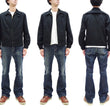Load image into Gallery viewer, Sugar Cane Sports Jacket Men's Casual 1950s Style Lightweight Unlined Cotton Windbreaker SC15616 119 Black