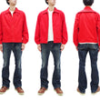 Load image into Gallery viewer, Sugar Cane Sports Jacket Men's Casual 1950s Style Lightweight Unlined Cotton Windbreaker SC15616 165 Red