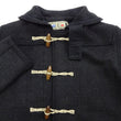 Load image into Gallery viewer, Mister Freedom Duffle Coat Men's Sugar Cane Melton Wool Duffel Coat Submariner Jacket SC15636 Charcoal