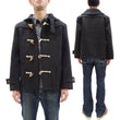 Load image into Gallery viewer, Mister Freedom Duffle Coat Men's Sugar Cane Melton Wool Duffel Coat Submariner Jacket SC15636 Charcoal