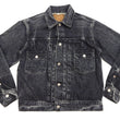 Load image into Gallery viewer, Sugar Cane Faded Black Denim Jacket SC15650H Men's 1953 Type 2 Style Jean Jacket SC15650H 419H Hard Wash
