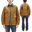 Load image into Gallery viewer, Sugar Cane Brown Duck Canvas Jacket SC15657 Men's Casual 13oz. Work Coat Chore Coat One-Wash