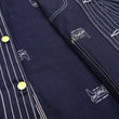 Load image into Gallery viewer, Sugar Cane Jacket SC15658 Men's Casual 9oz. WAbash Stripe Work Coat Chore Coat Indigo One-Wash