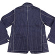 Load image into Gallery viewer, Sugar Cane Jacket SC15658 Men's Casual 9oz. WAbash Stripe Work Coat Chore Coat Indigo One-Wash