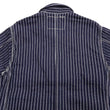 Load image into Gallery viewer, Sugar Cane Jacket SC15658 Men's Casual 9oz. WAbash Stripe Work Coat Chore Coat Indigo One-Wash