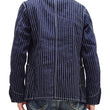 Load image into Gallery viewer, Sugar Cane Jacket SC15658 Men's Casual 9oz. WAbash Stripe Work Coat Chore Coat Indigo One-Wash