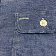 Load image into Gallery viewer, Sugar Cane Chambray Shirt Men's Lightweight Long Sleeve Button Up Plain Work Shirt SC27850 421 Blue