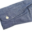 Load image into Gallery viewer, Sugar Cane Chambray Shirt Men's Lightweight Long Sleeve Button Up Plain Work Shirt SC27850 421 Blue