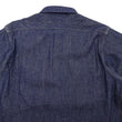 Load image into Gallery viewer, Sugar Cane Denim Shirt Men's Long Sleeve Button Up Plain Jean Work Shirt SC27852 421 Indigo One Wash