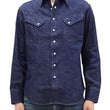 Load image into Gallery viewer, Sugar Cane Denim Shirt Men's Casual Long Sleeve Button Up Plain Jean Western Shirt SC28190 421 Blue Indigo One Wash