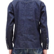 Load image into Gallery viewer, Sugar Cane Denim Shirt Men's Casual Long Sleeve Button Up Plain Jean Western Shirt SC28190 421 Blue Indigo One Wash