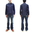 Load image into Gallery viewer, Sugar Cane Denim Shirt Men's Casual Long Sleeve Button Up Plain Jean Western Shirt SC28190 421 Blue Indigo One Wash