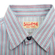 Load image into Gallery viewer, Sugar Cane Dobby Stripe Shirt Men's Mediumweight Long Sleeve Button Up Work Shirt SC29146 125 Blue