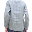 Load image into Gallery viewer, Sugar Cane Dobby Stripe Shirt Men's Mediumweight Long Sleeve Button Up Work Shirt SC29146 125 Blue