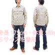 Laden Sie das Bild in den Galerie-Viewer, Sugar Cane Dobby Stripe Shirt Men's Mediumweight Long Sleeve Button Up Work Shirt SC29146 105 Off-White