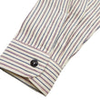 Laden Sie das Bild in den Galerie-Viewer, Sugar Cane Dobby Stripe Shirt Men's Mediumweight Long Sleeve Button Up Work Shirt SC29146 105 Off-White